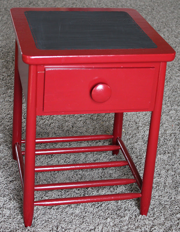 Sure Y Not The Red Night Table Night Stand