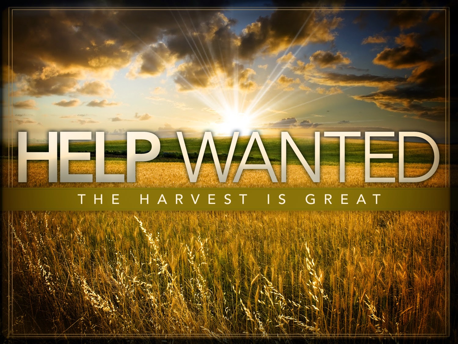 His Still Small Voice THE HARVESTERS AND THE HARVEST