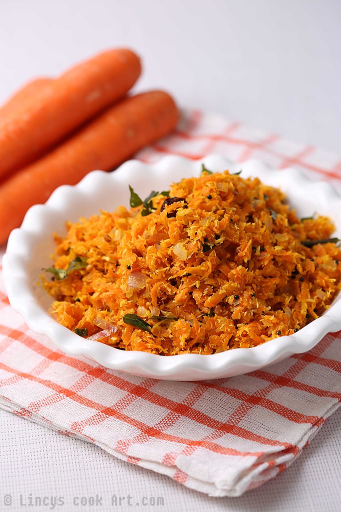 Kerala carrot thoran recipe