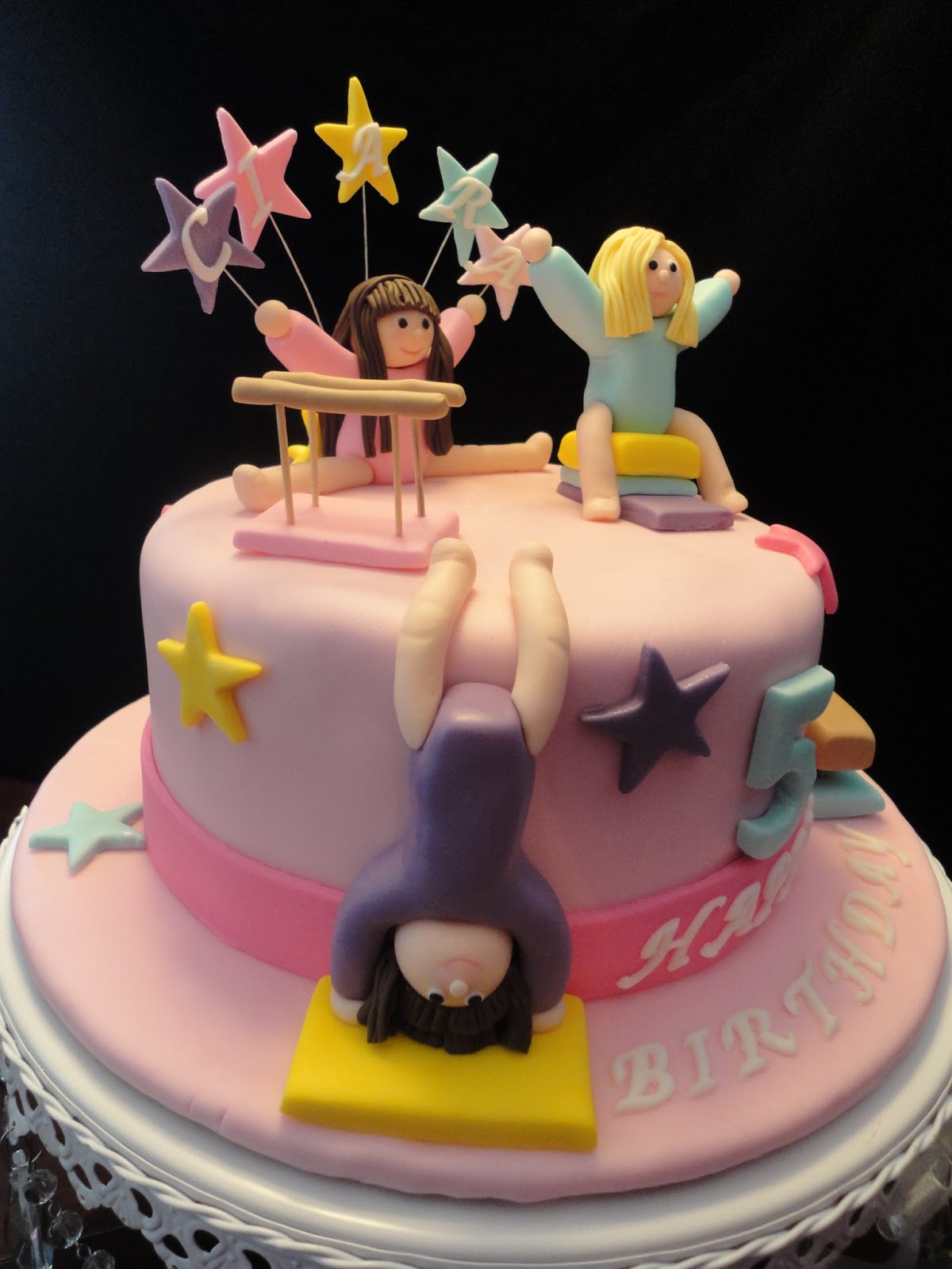 The Cake Charmer: Gymnastics Cake