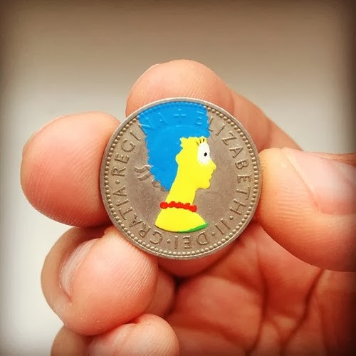 16-Simpson-Marge-Portrait-Coins-Andre-Levy-aka-@zhion-Brazilian-Designer-Tales-You-Lose-www-designstack-co