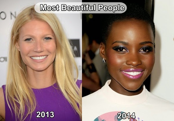 Gwyneth Paltrow e Lupita Nyong'o People most beautiful