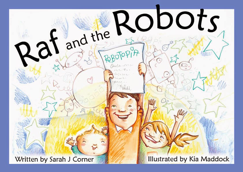 Raf and the Robots children's book for poly families