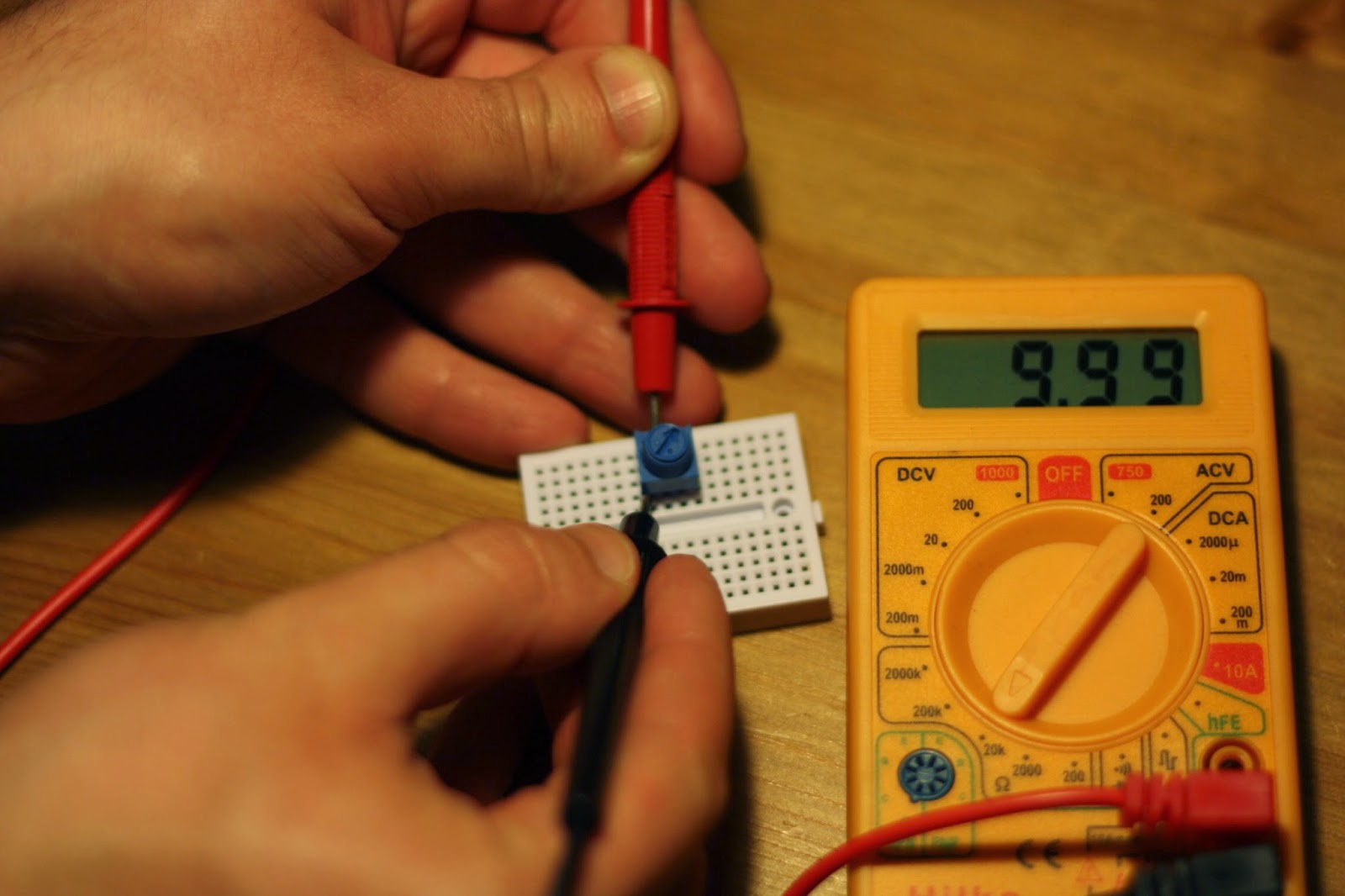 hack your fridge or die trying How to use a trimpot (or any three