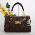 Tas Versace : Kulit Ulir Cofee
