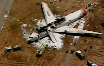 plane crash in San Francisco 