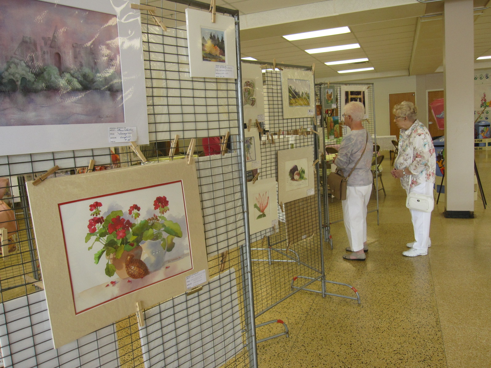 Hudson Society of Artists Clothesline Art Show