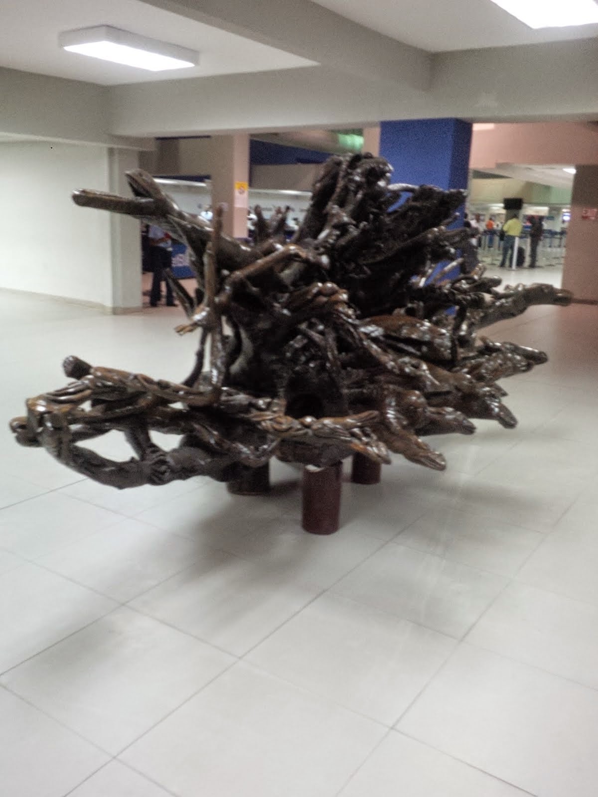 INFOREAL Famous Sculpture at Haiti Main Airport