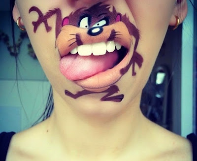 Body Painting Model Baru Pada Bibir Yang Unik Body Painting Model Baru Pada Bibir Yang Unik
