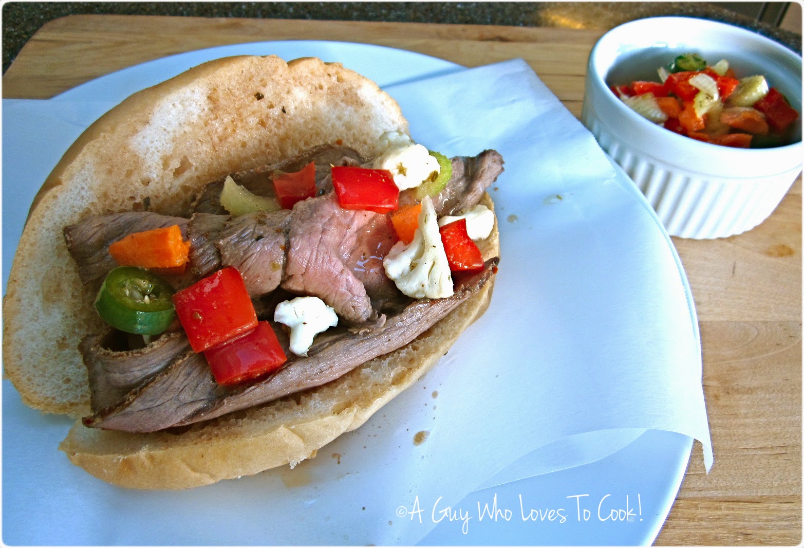 A Guy Who Loves to Cook! Italian Beef Sandwich Chicago Style