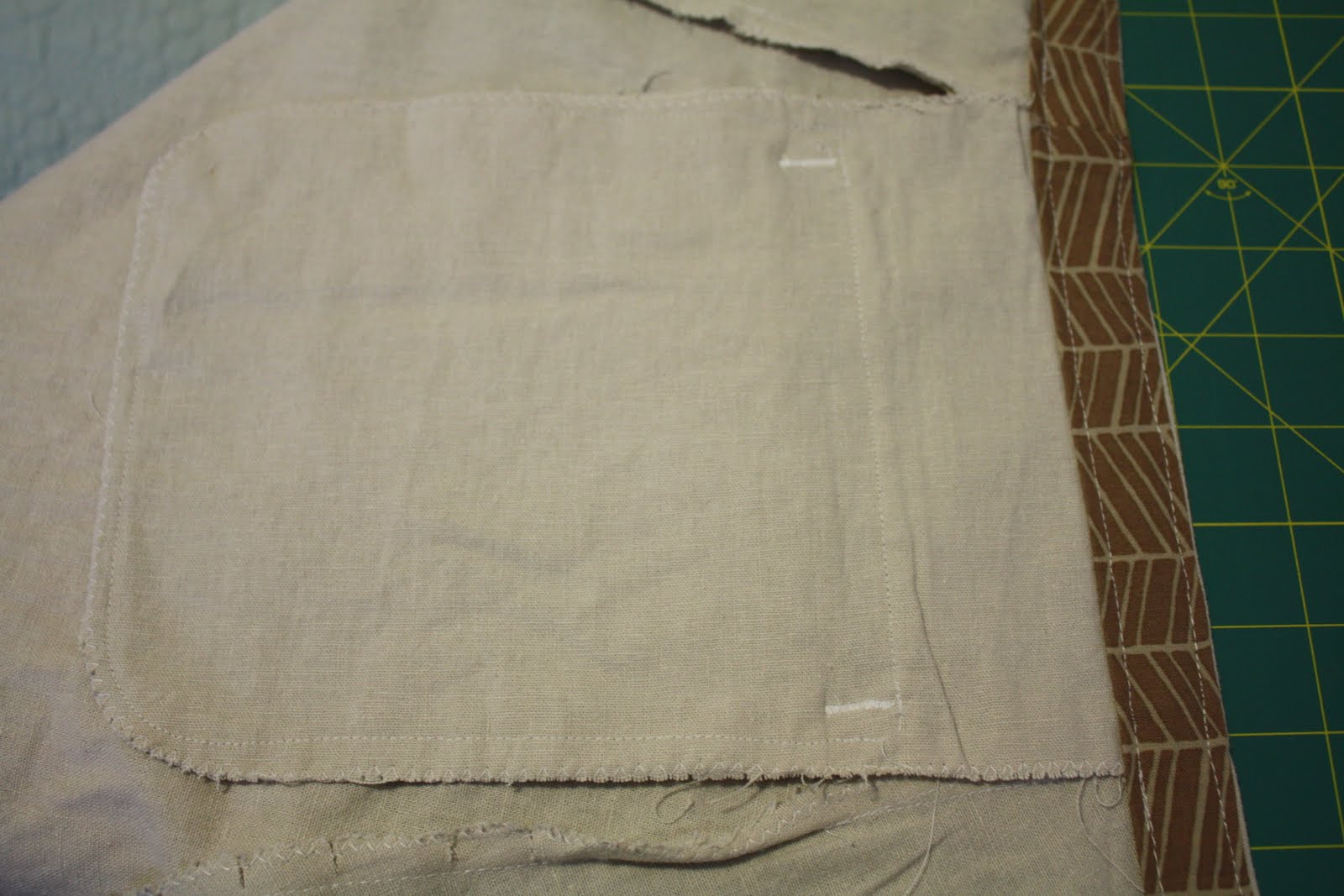 Nicole at Home Drafting a welt pocket