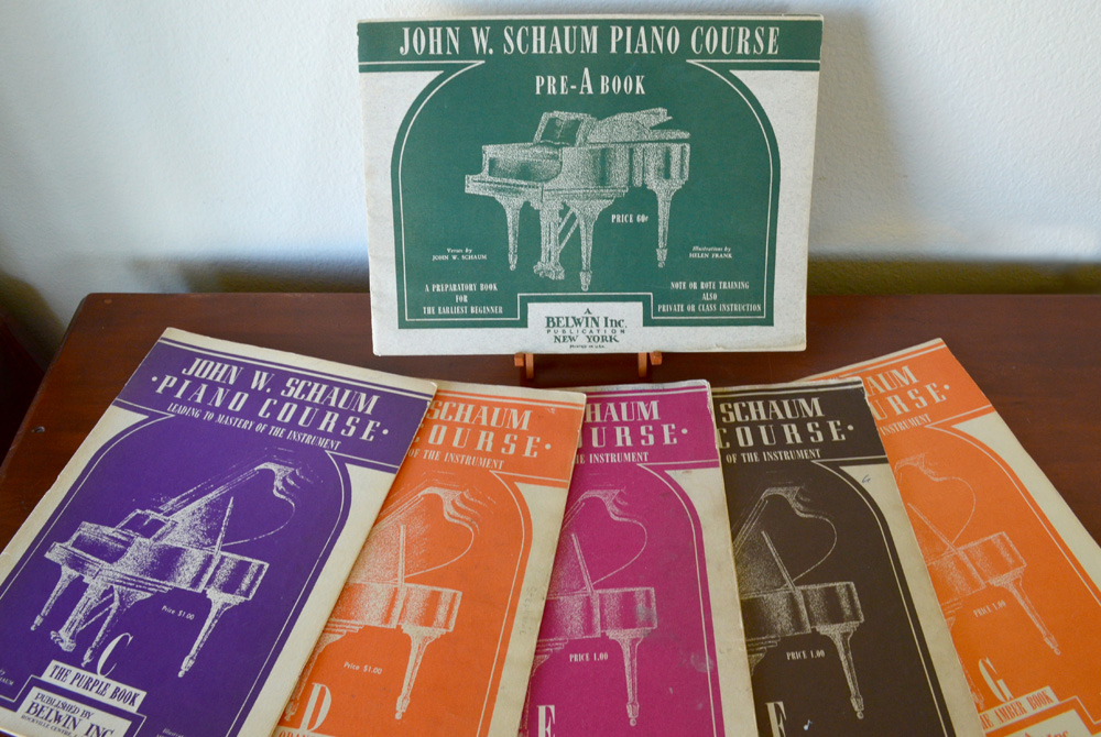 The Copycat Collector: COLLECTION 133: Vintage John W. Schaum Piano Books