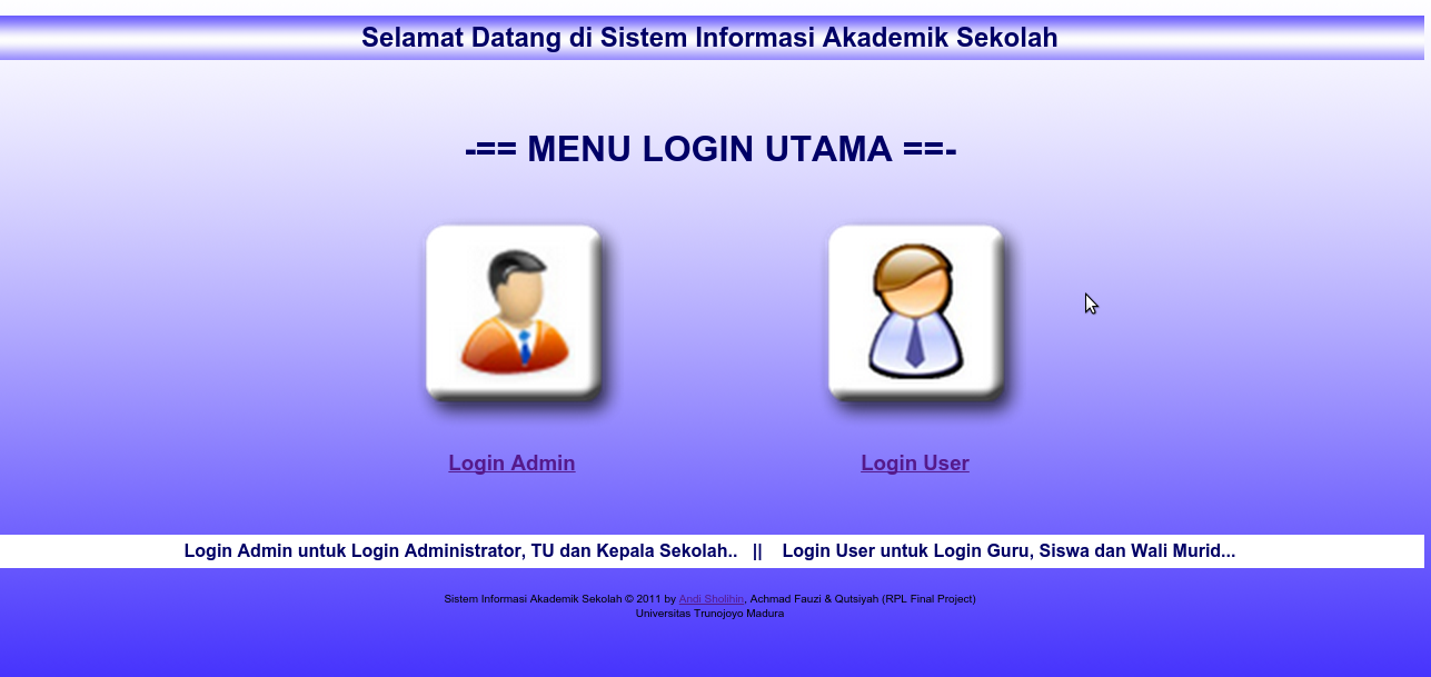 Sistem informasi akademik unsri Sistem informasi akademik unsri