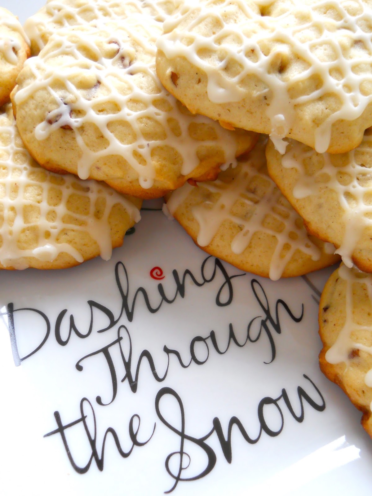Glazed Eggnog and Pecan Cookies A Homemade Living