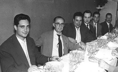 Celebración del Club Ajedrez Barcelona en los años 60