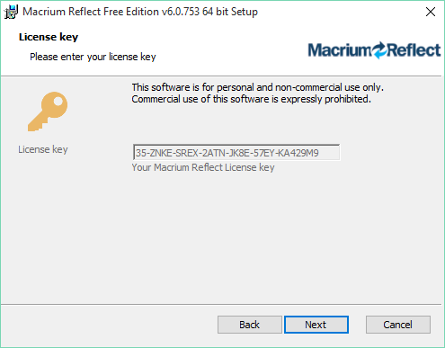 Macrium reflect 7.1.3317 serial key