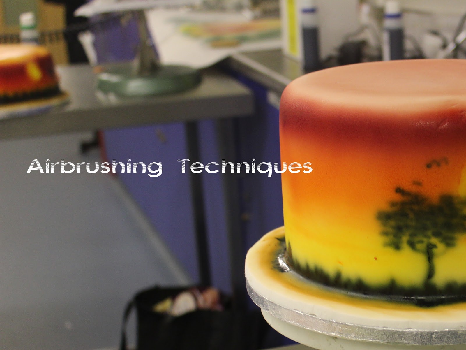 Flour Power Cake Journey Airbrushing Cakes Course Lewisham