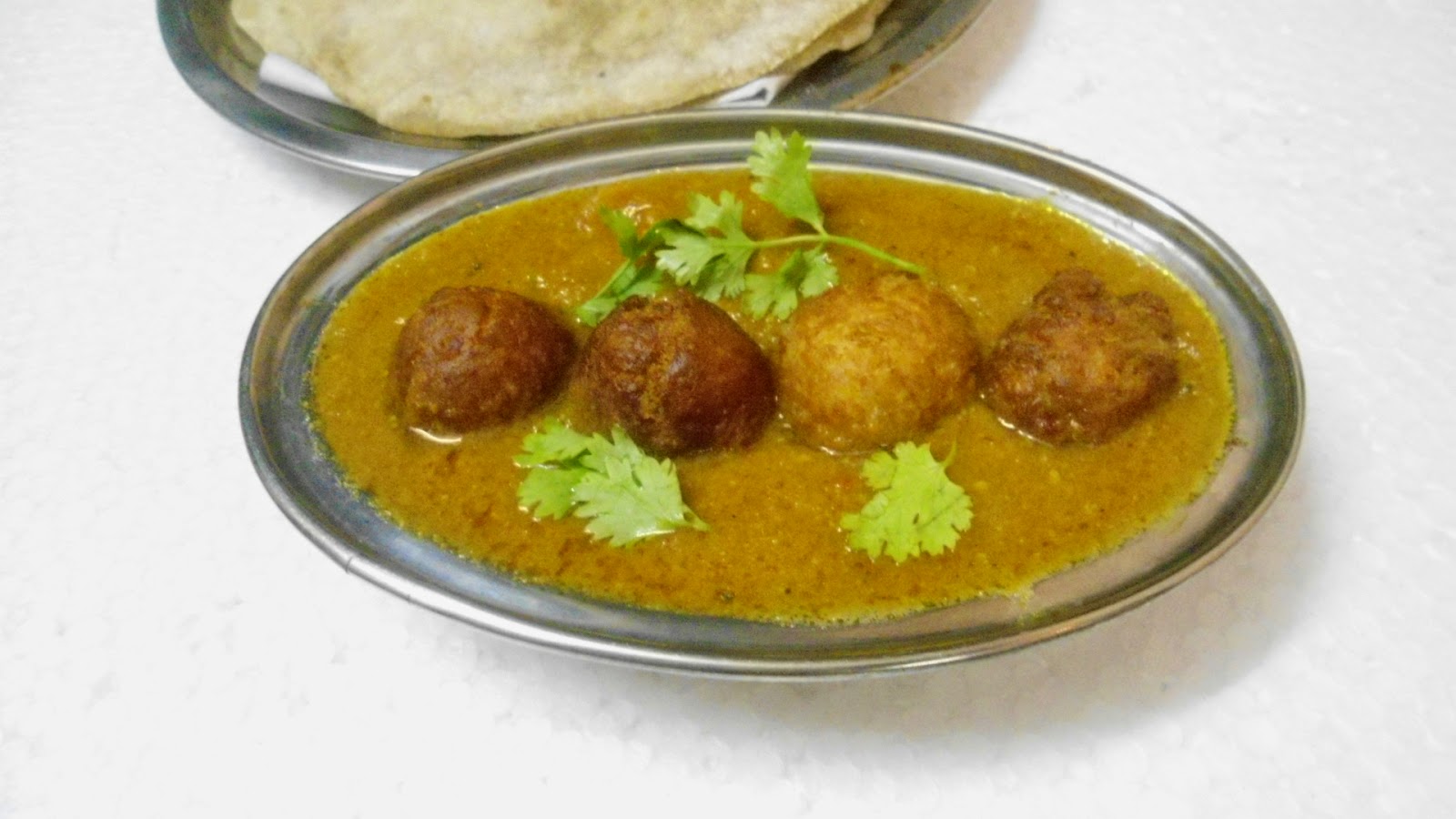 Babi 's Recipes Jamun Kofta Masala Easy Side Dish for Roti / Chapathi