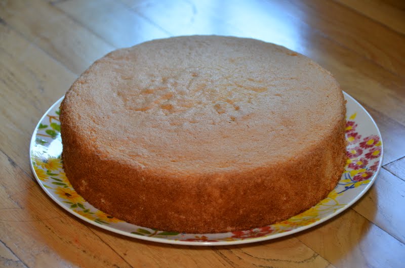 Playing with Flour Almond sponge cake