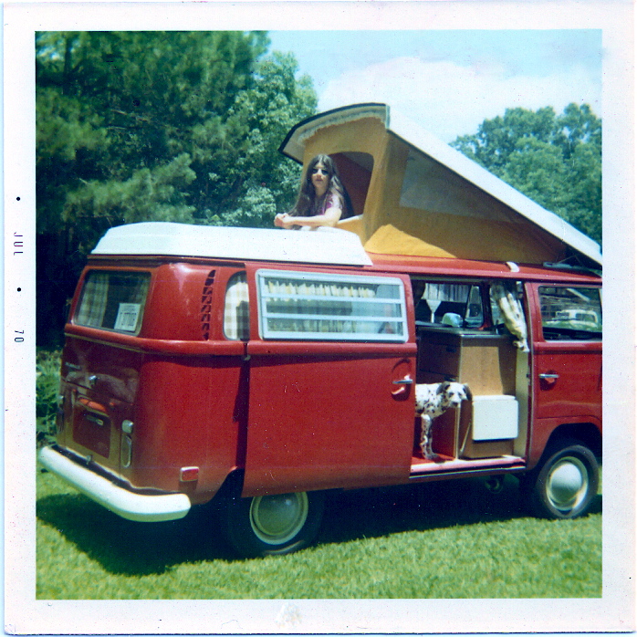Oh how we loved that brand new VW bus We drove to Florida several times and