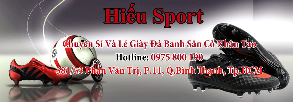 HIEU Sport - Giày đá banh sân cỏ nhân tạo các loại Nike, Adidas Adipure....