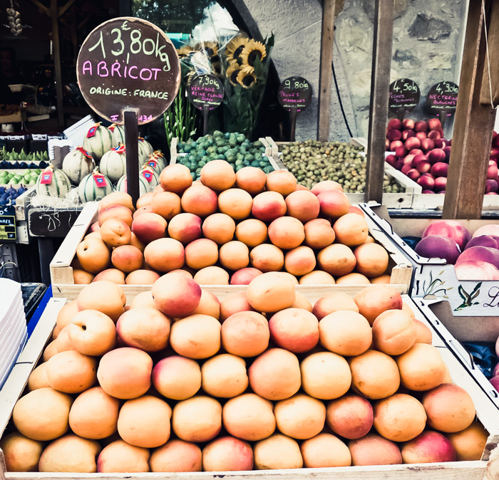 Valbonne, France, market, fruits