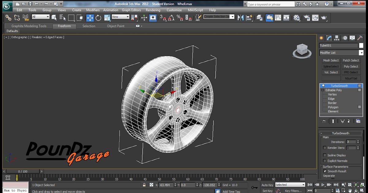 PounDz Garage [3dsmax] Wheel editor