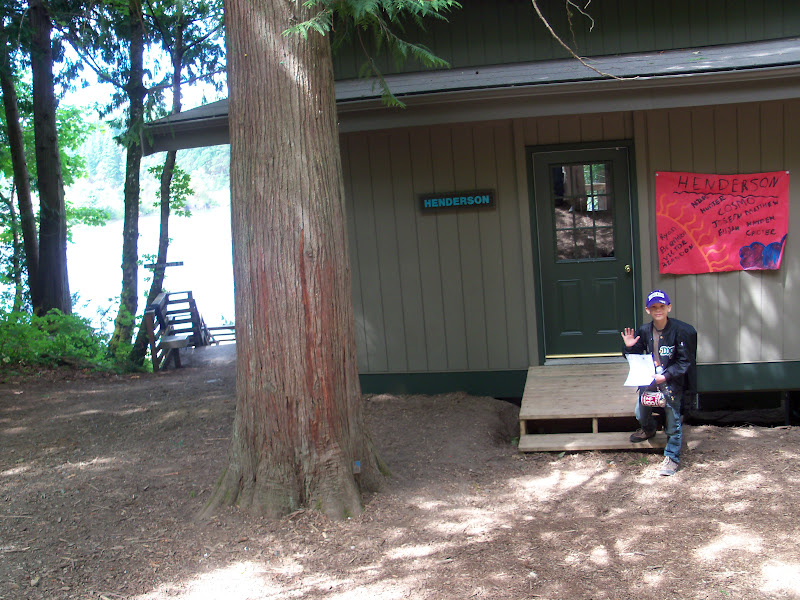 The cabin is by the Blue Heron trail to the Dock and Boats at the Lake below.