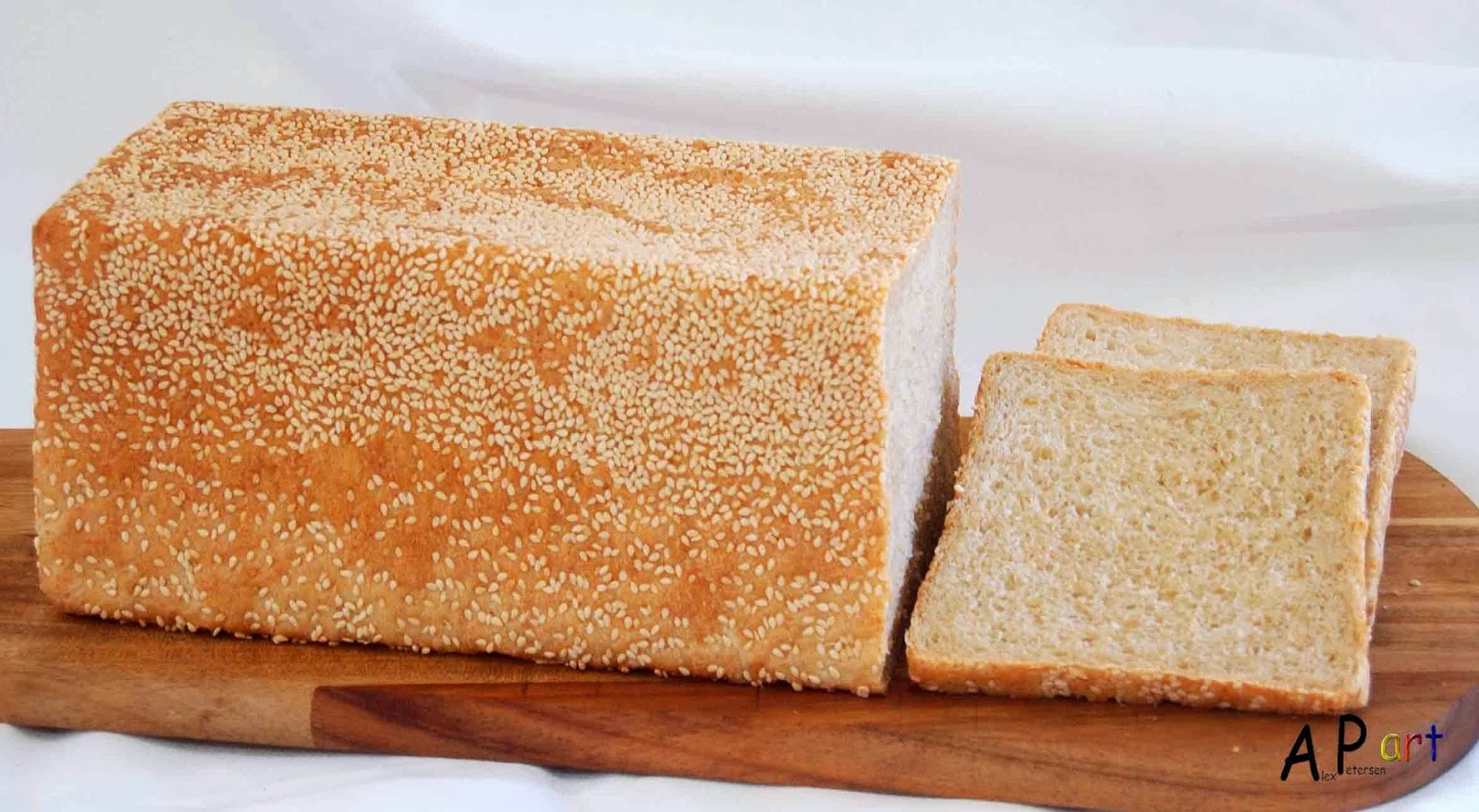 Alex the Contemporary Culinarian Sesame Oil and Seed Square Bread