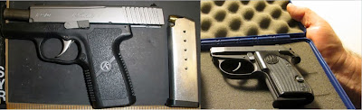 Left to Right: Firearms Discovered at SYR and ORF