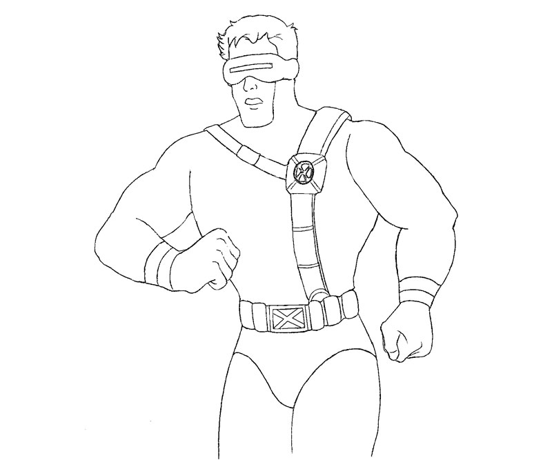 Cyclops Free Colouring Pages