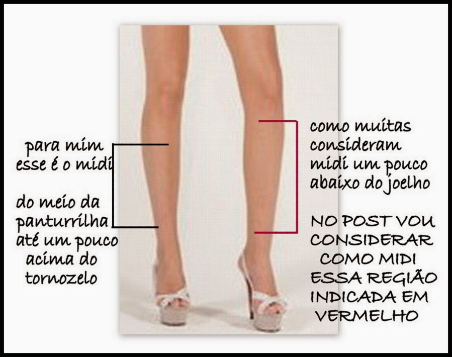 saia no tornozelo