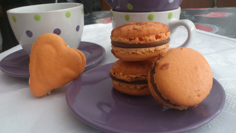 macarons de naranja