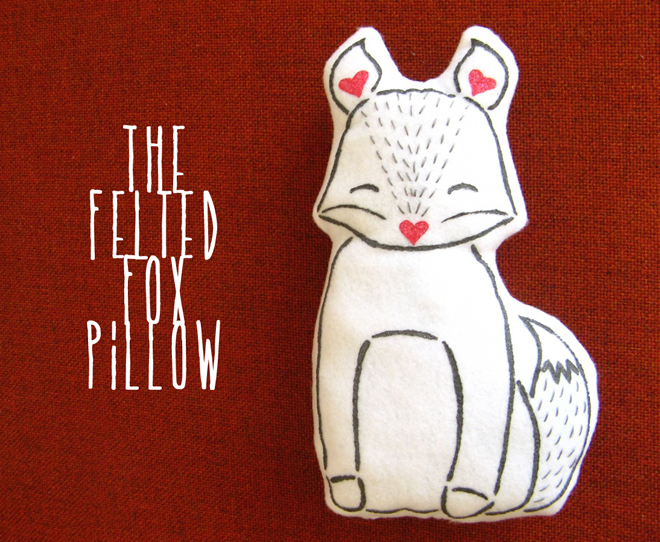 The Felted Fox The Felted Fox Goes To Norway Felt Fox Pillow Diy