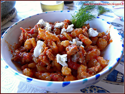CHIUSONI CON SUGO DI PULPEDDI