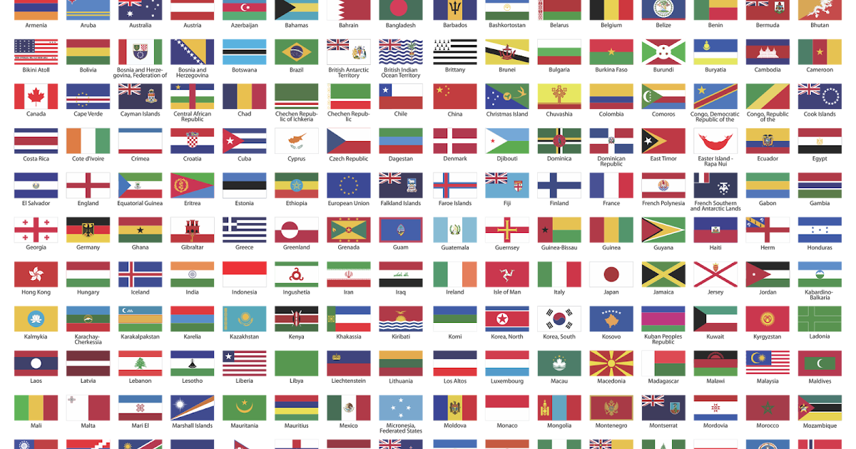 World Flags Vector