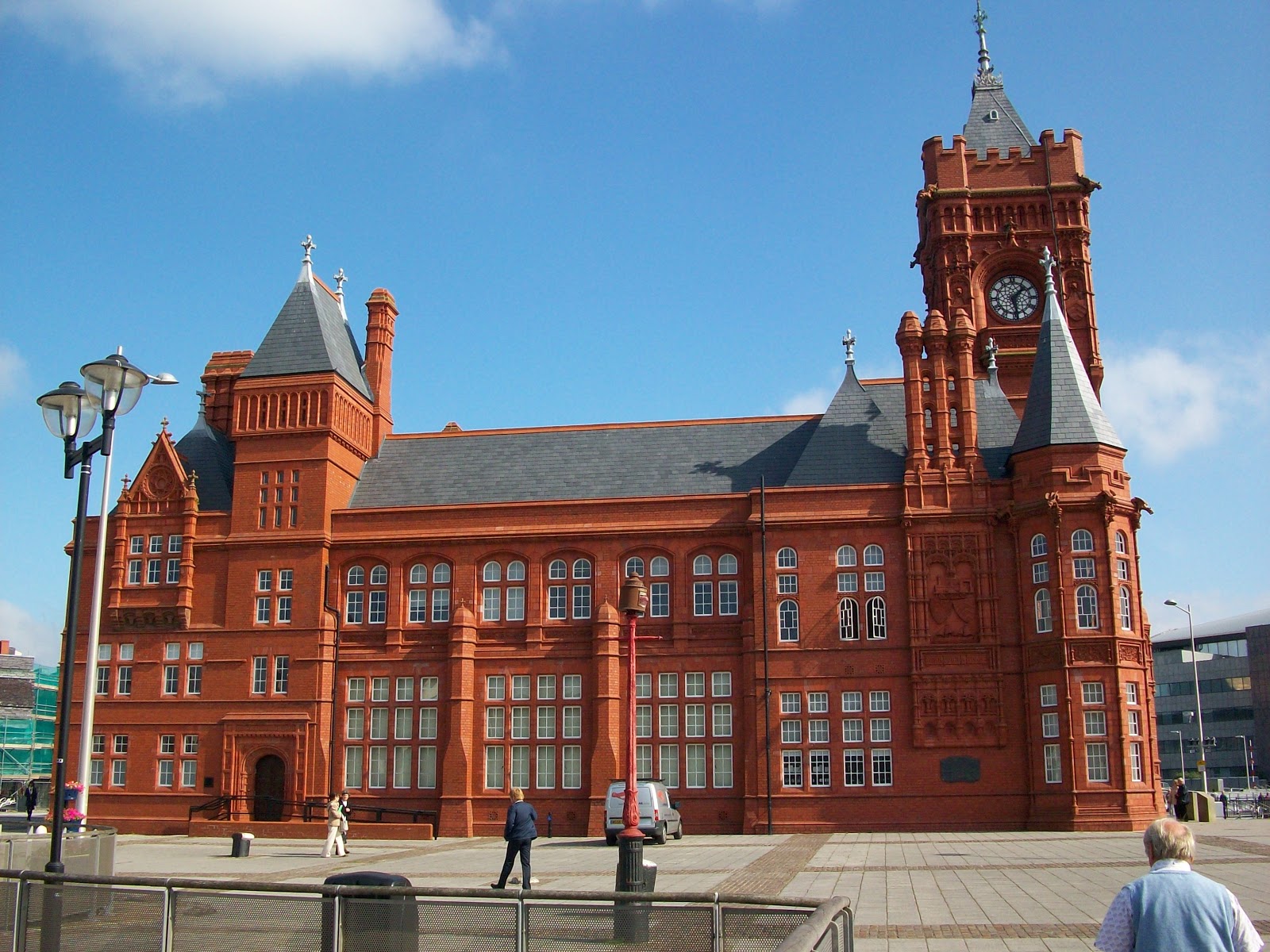 Evonne on Wednesday Cardiff Landmarks