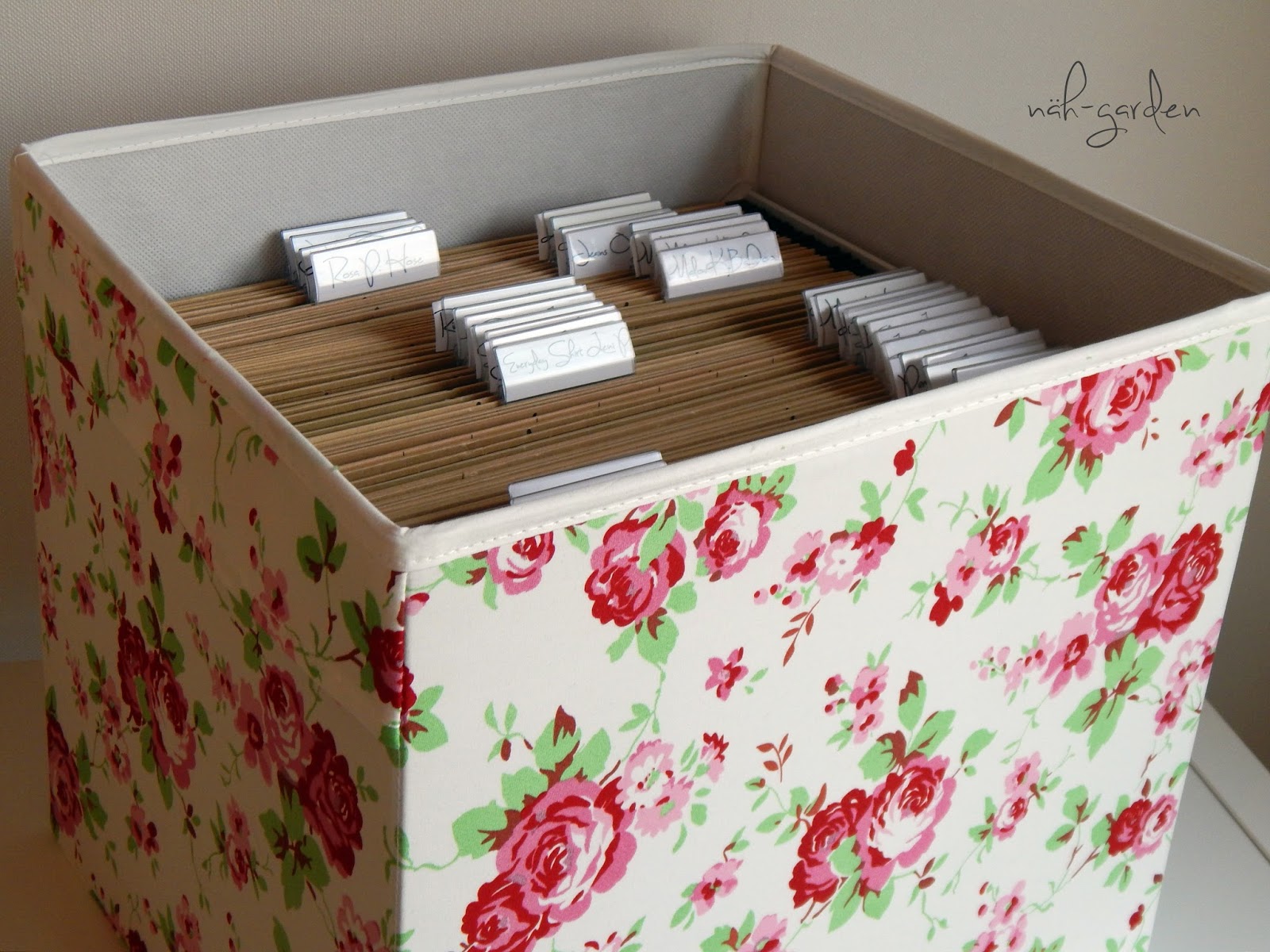 Tutorials | Aufbewahrung schnittmuster, Organisationsprojekte