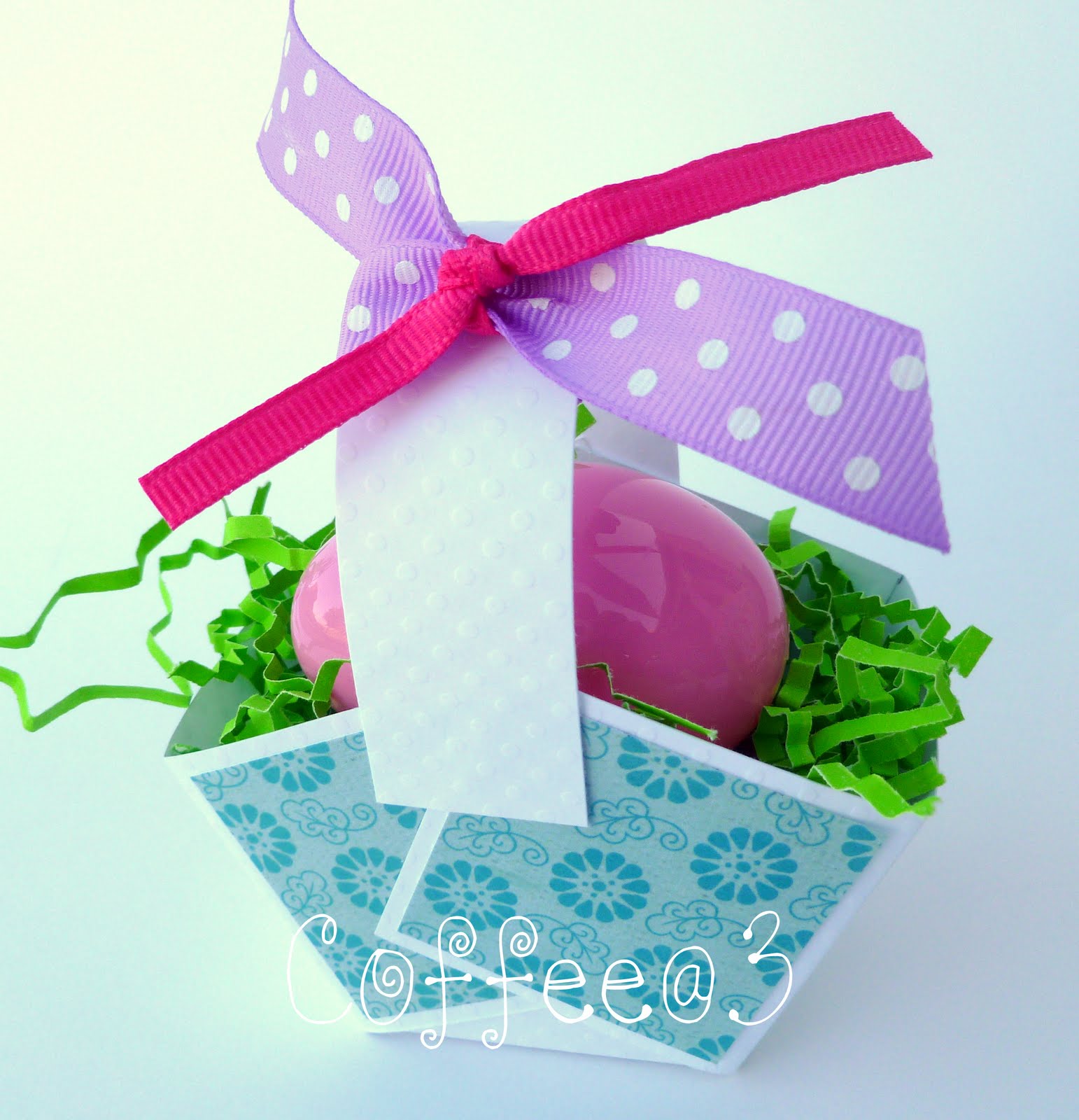 Coffee 3 Easy Paper Easter Basket Tutorial