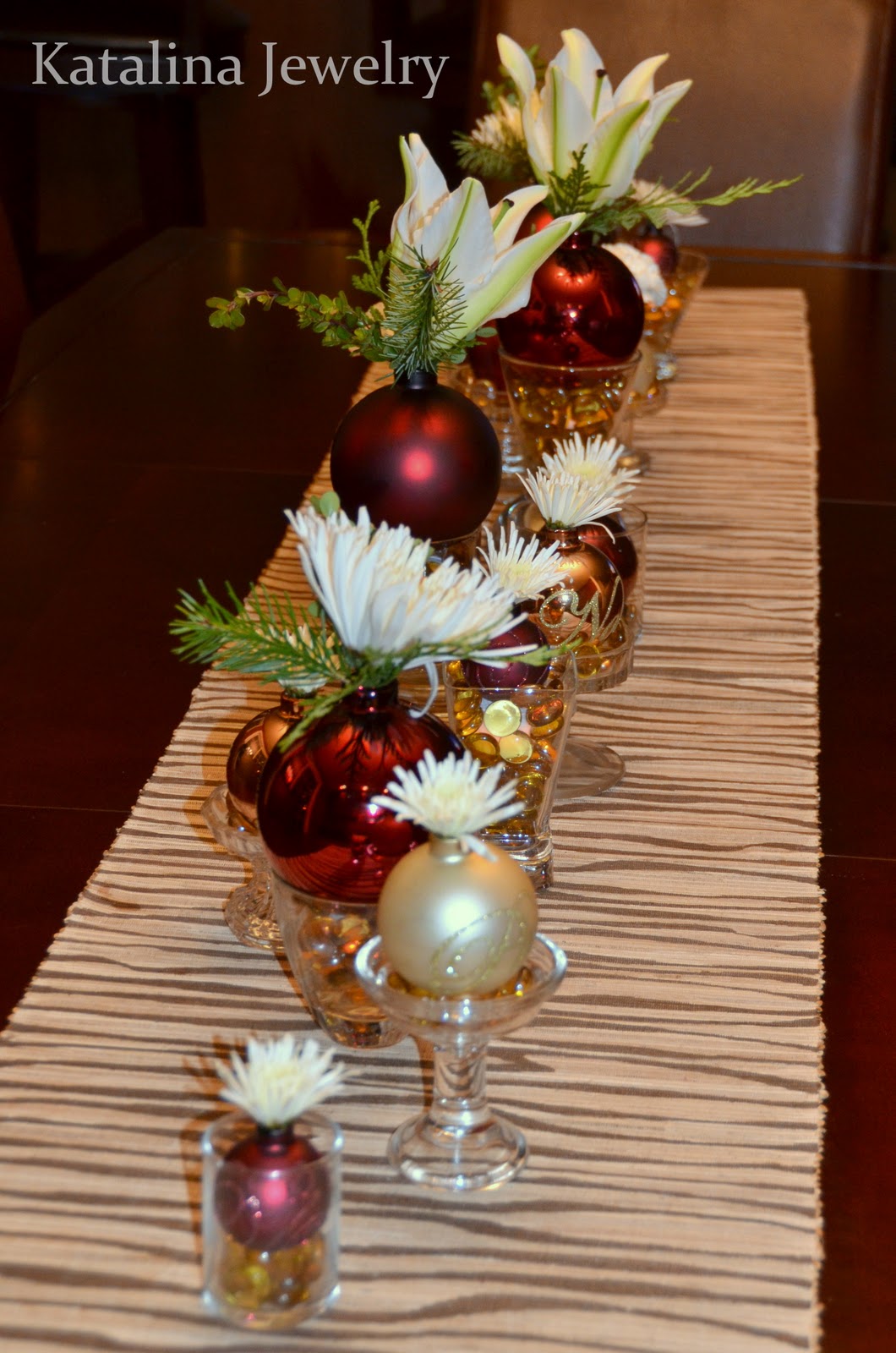 Katalina Jewelry Glass Ornament Vases