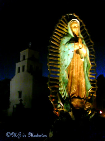 guadalupe virgin church lady fe santa
