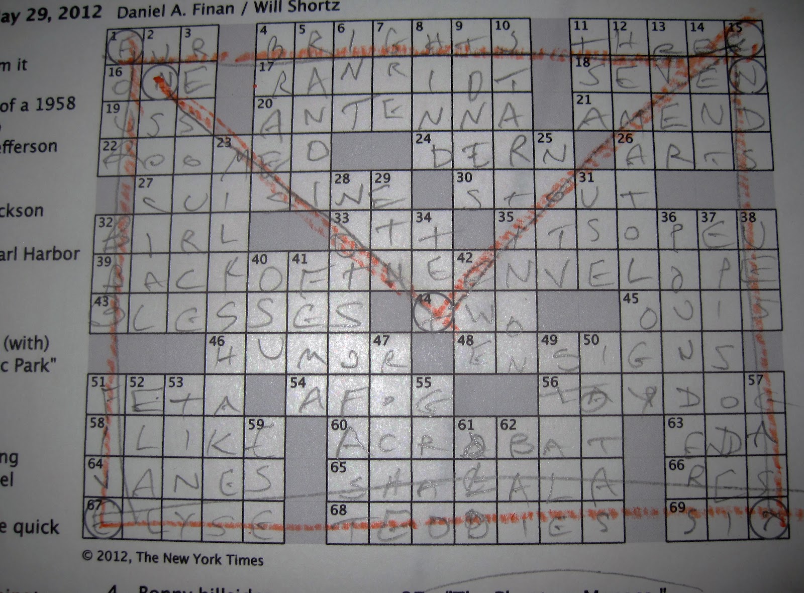 Author leshan crossword clue