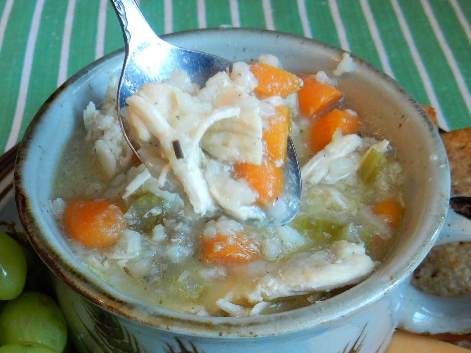Kim's County Line Slow Cooker Chicken and Wild Rice Soup