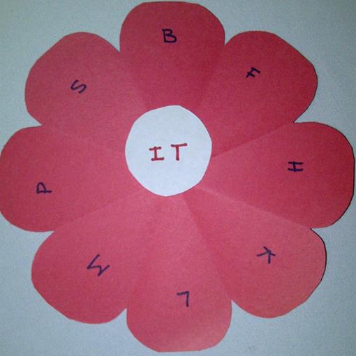 Summer Learning Phonics Flower