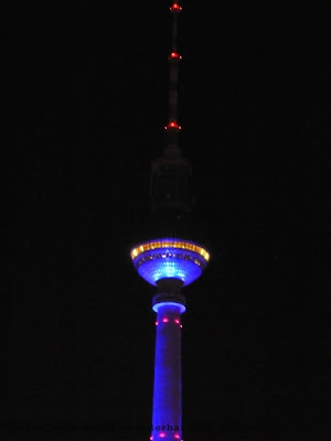 festival of lights, berlin, illumination, 2012, fernsehturm