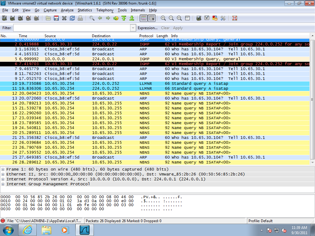 capture packets in promiscuous mode wireshark