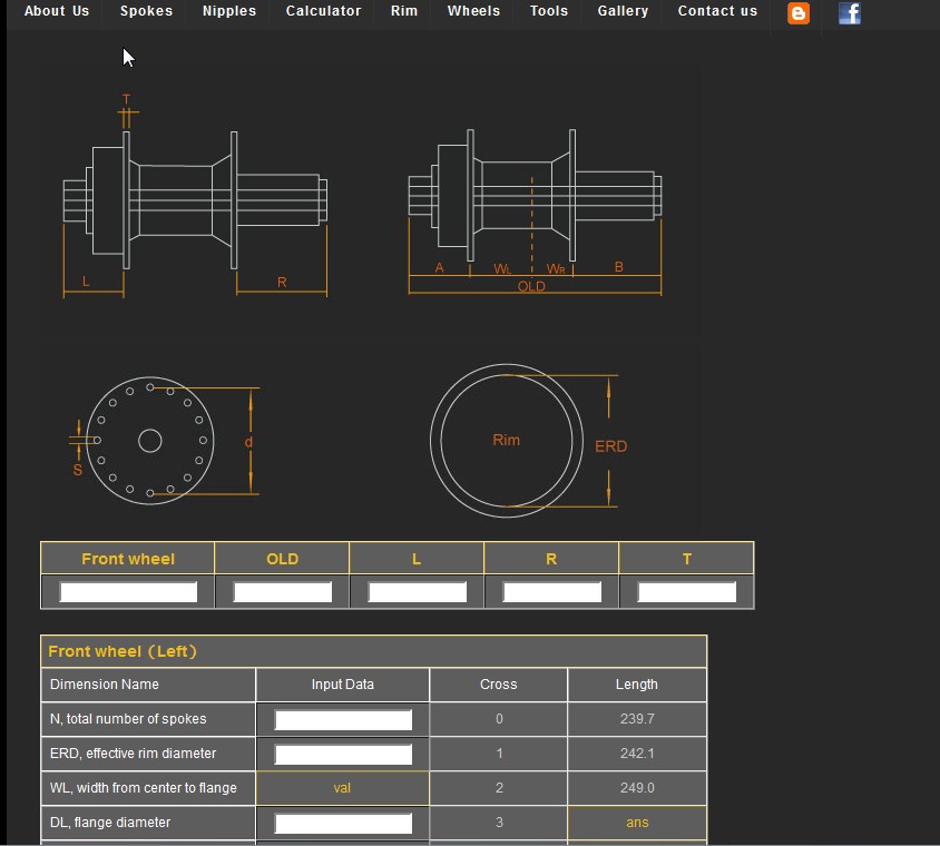 NEWSONSPORTEC BIKE SPOKES AND NIPPLES NEWSONSPORTEC SPOKE CALCULATOR