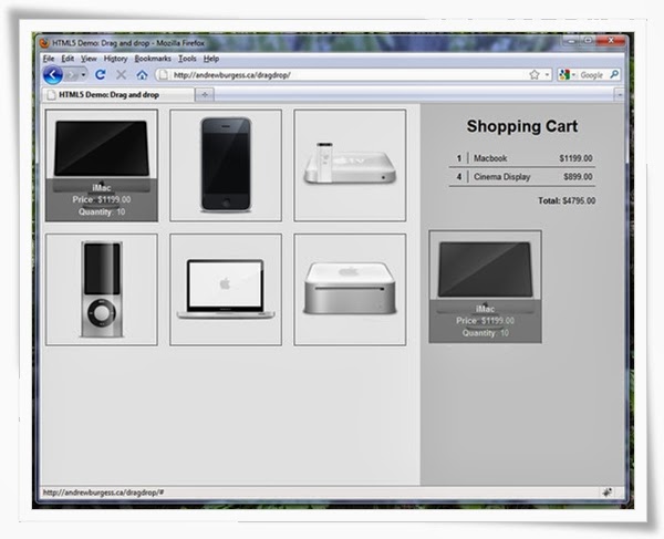 Implementing HTML5 Drag and Drop Implementing HTML5 Drag and Drop