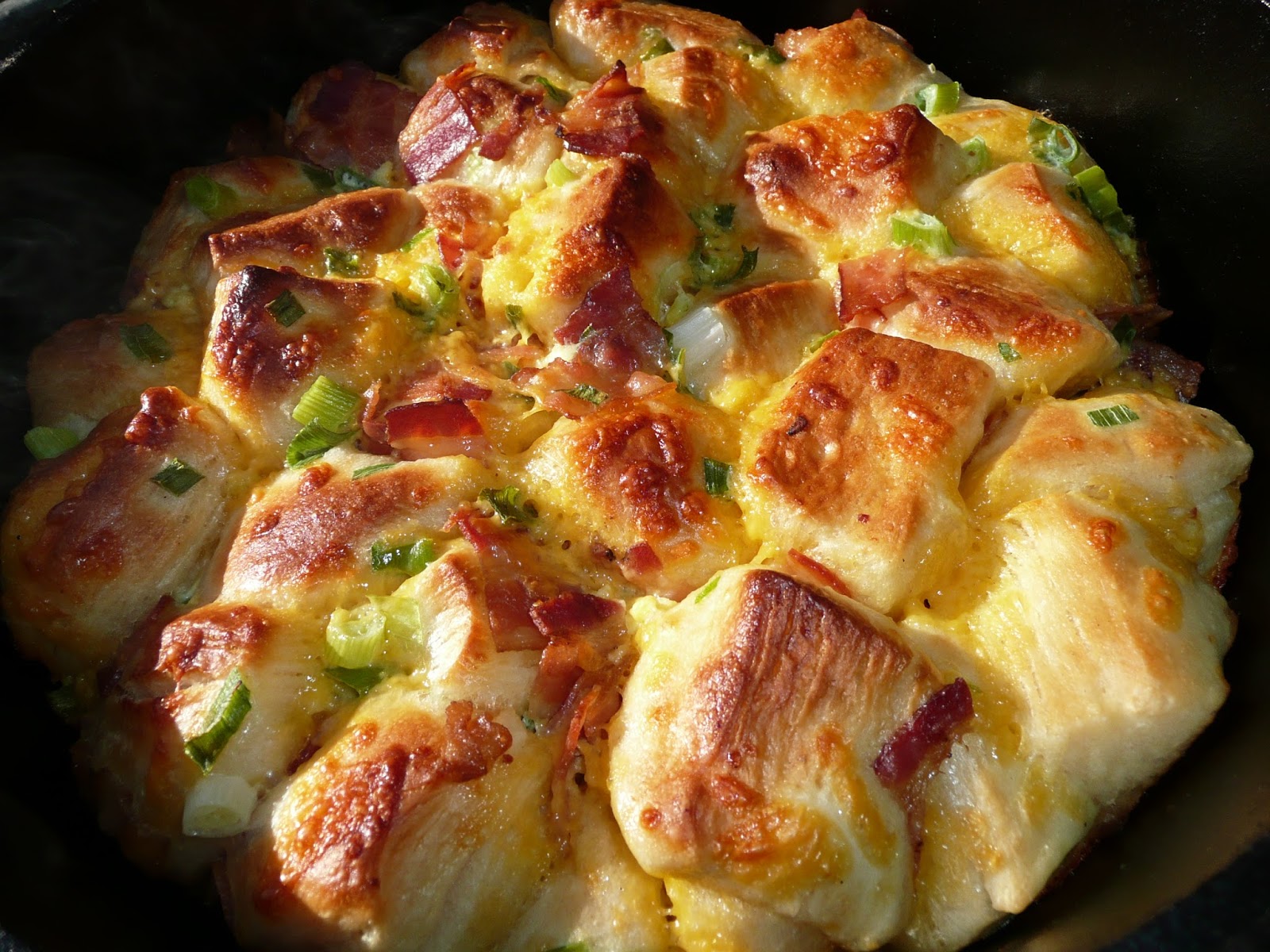 Everyday Dutch Oven Bacon Cheese PullAparts