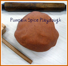 scented playdough, fall kids craft, thanksgiving kids craft